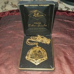 Vintage zodiac vigor necklace
